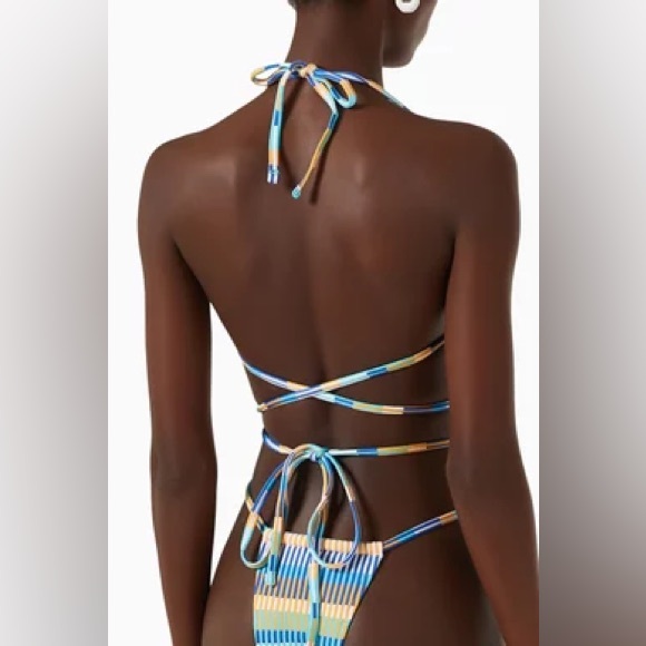 NWT Solid & Striped Raine multicolor Bikini Top - Picture 7 of 7